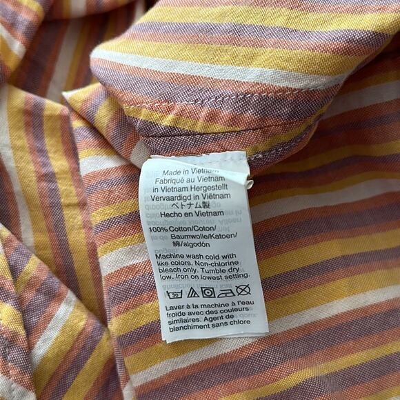 Madewell | Central Shirt in Rainbow Stripe Size S - Picture 10 of 11